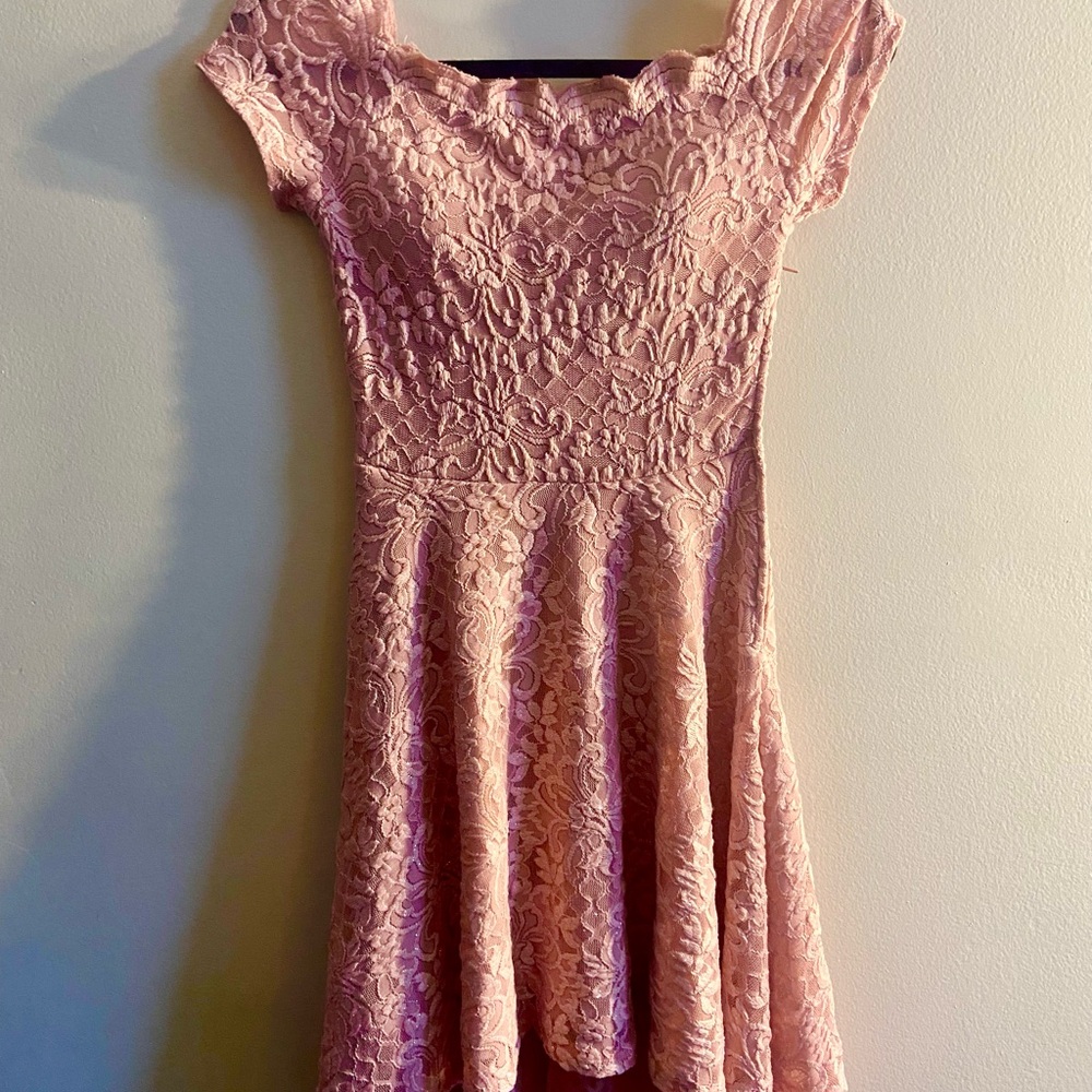 Lace Pink Dress